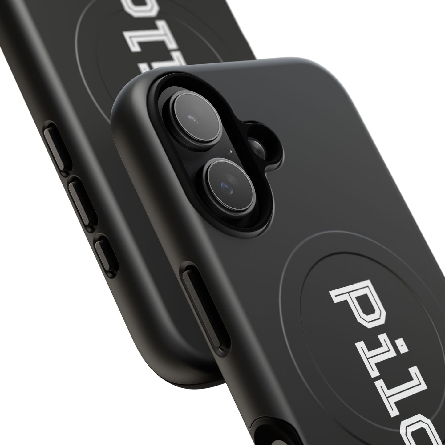 Tough Magnetic iPhone Cases Piloti in black Printify