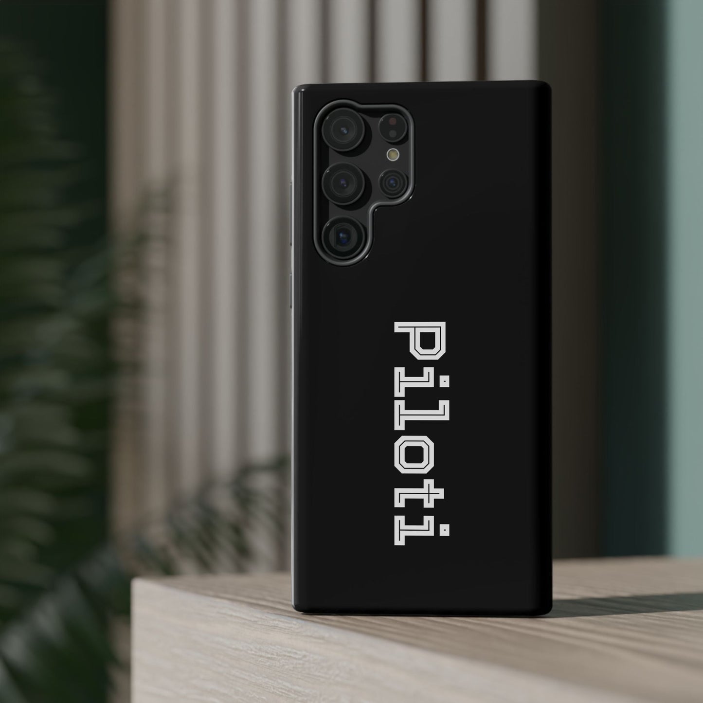 Impact-Resistant Smartphone Cases in black Printify
