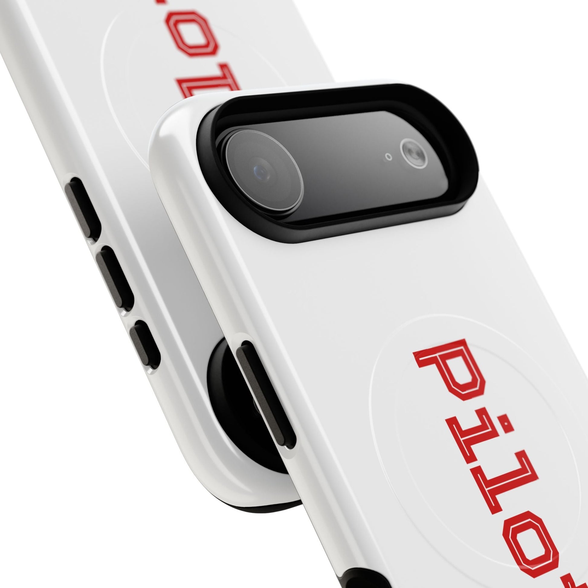 Tough Magnetic iPhone Cases Piloti in white made in matt and gloss finish - UpNorth SPORTS