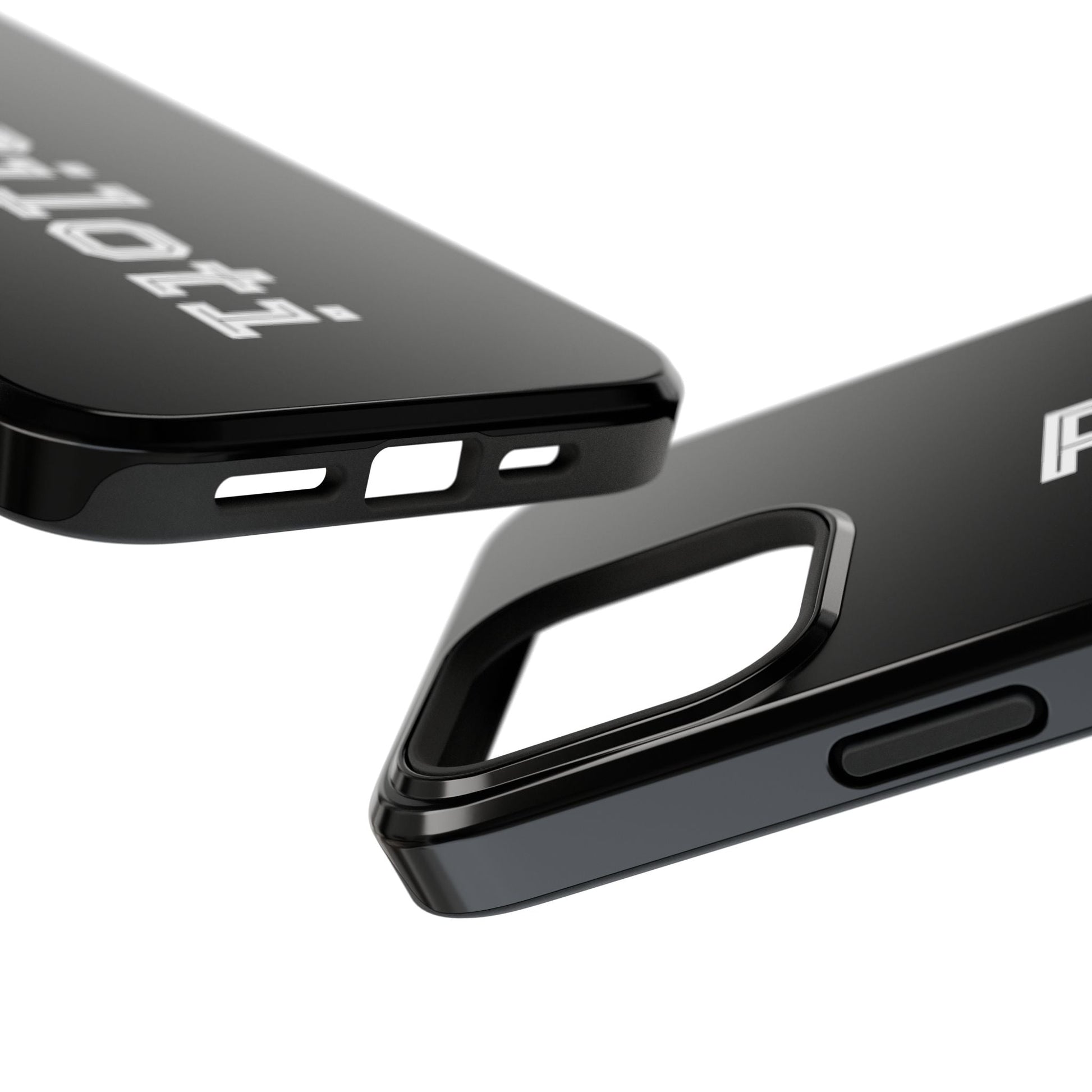 Impact-Resistant Smartphone Cases in black Printify