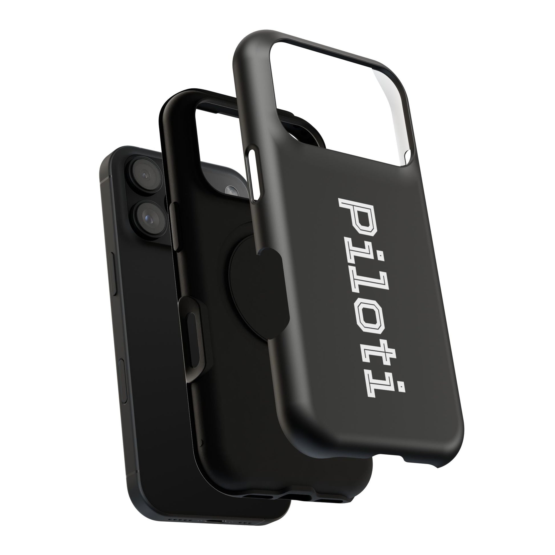 Impact-Resistant Smartphone Cases in black Printify