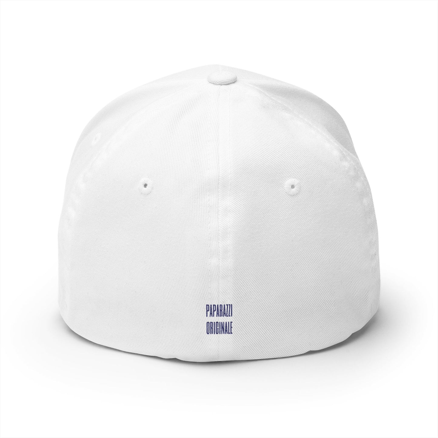POS Navy Logo Closed Back Cap Printify