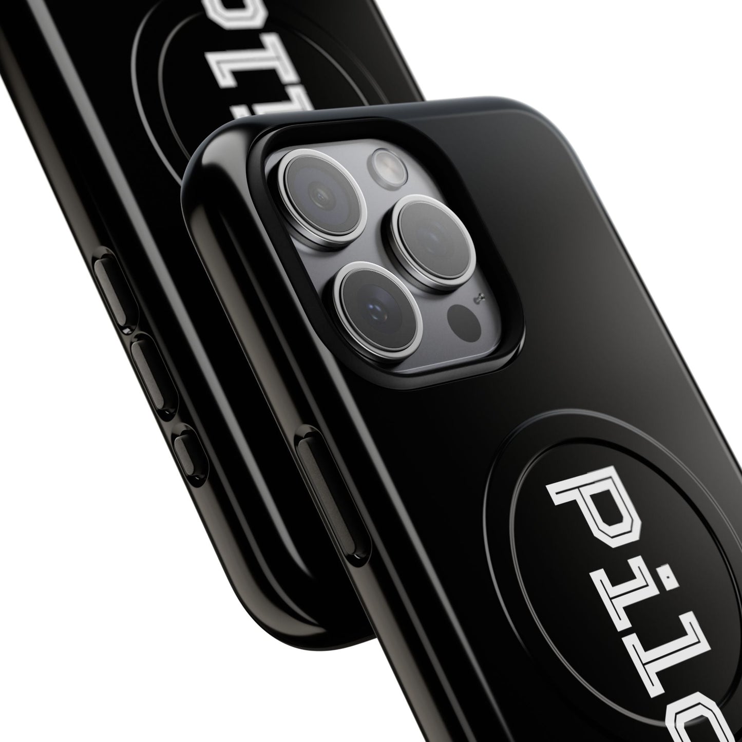 Tough Magnetic iPhone Cases Piloti in black Printify
