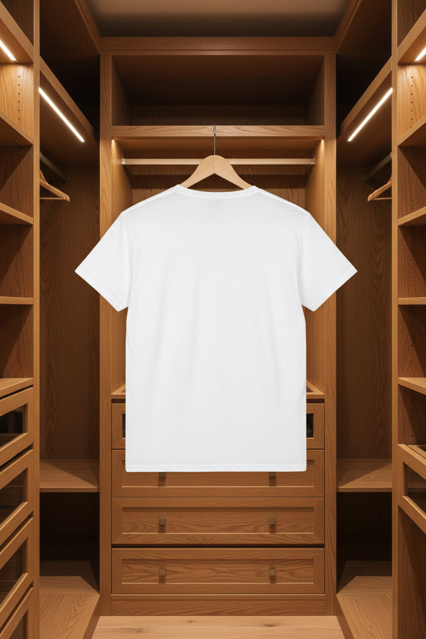 White Nature Colors Unisex Iconic T-Shirt white backside
