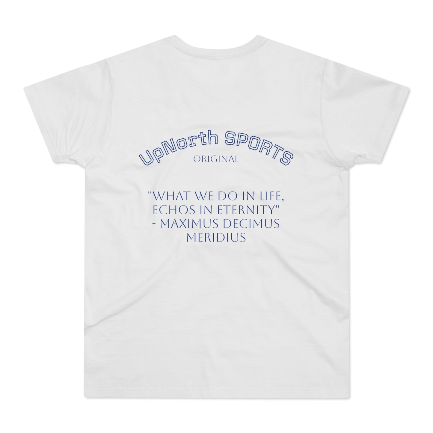 Men T-shirt UpNorth SPORTS white with Maximus tribute Printify