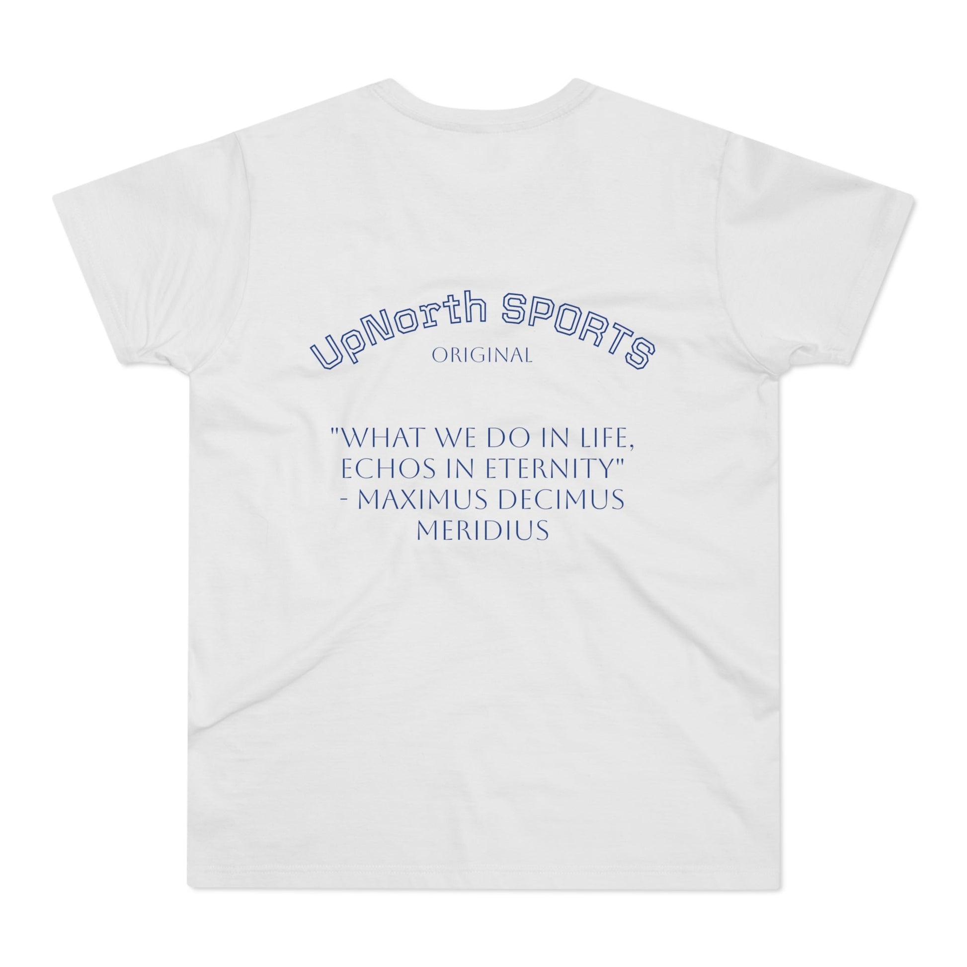 Men T-shirt UpNorth SPORTS white with Maximus tribute Printify