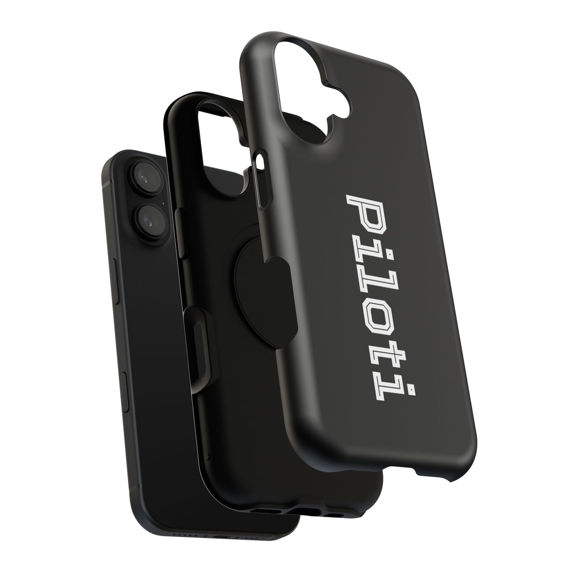 Impact-Resistant Smartphone Cases in black Printify