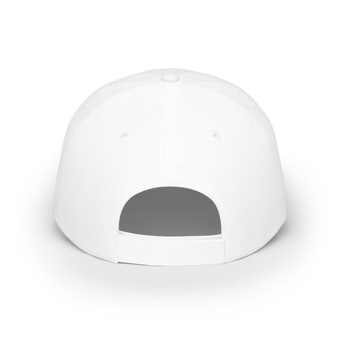 White Orbit Baseball Cap with tricolore embroidery backside - UpNorth SPORTS