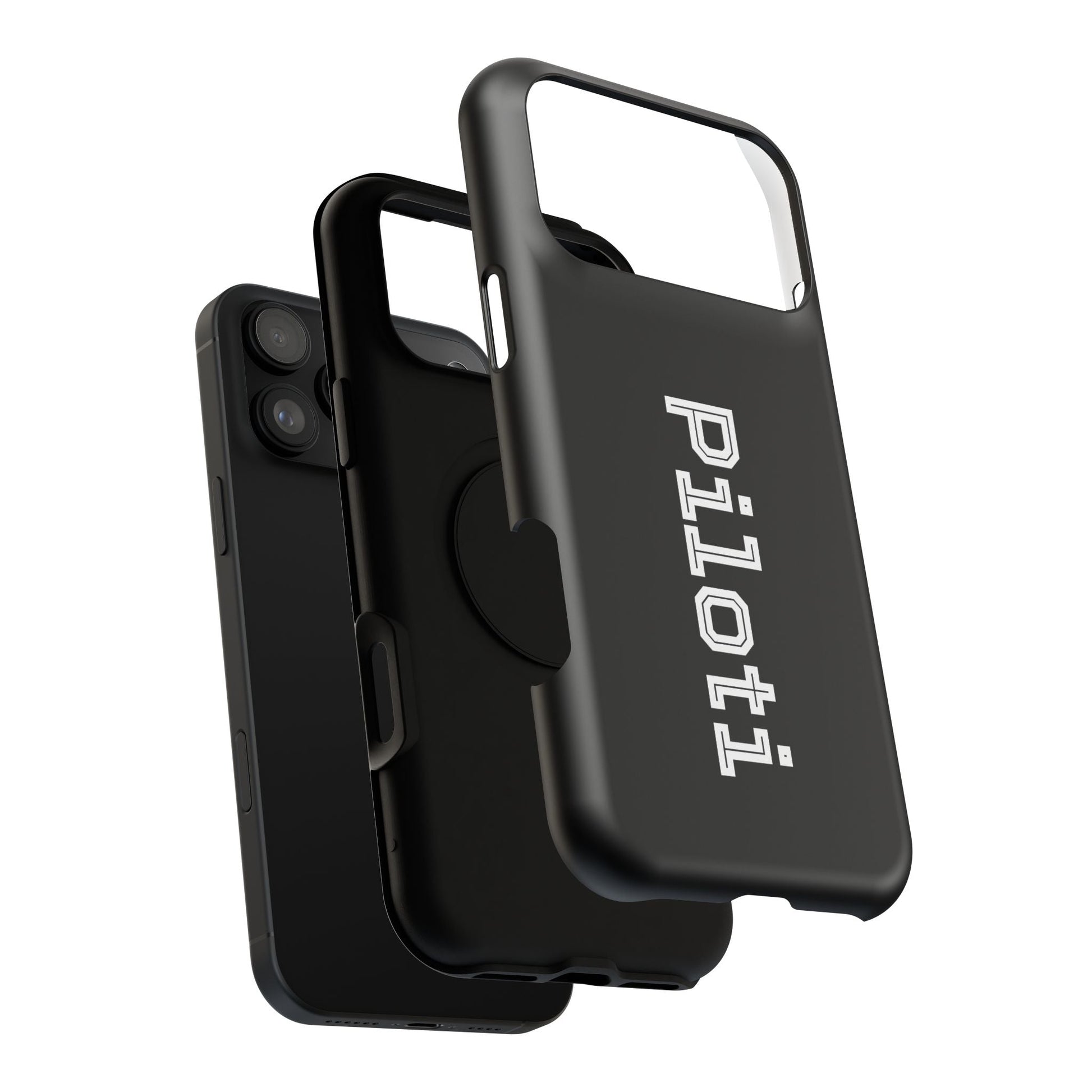 Impact-Resistant Smartphone Cases in black Printify