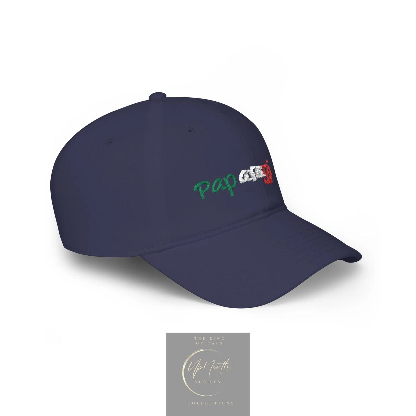 Baseball Cap Paparazzi Embroidered Italy Tricolore