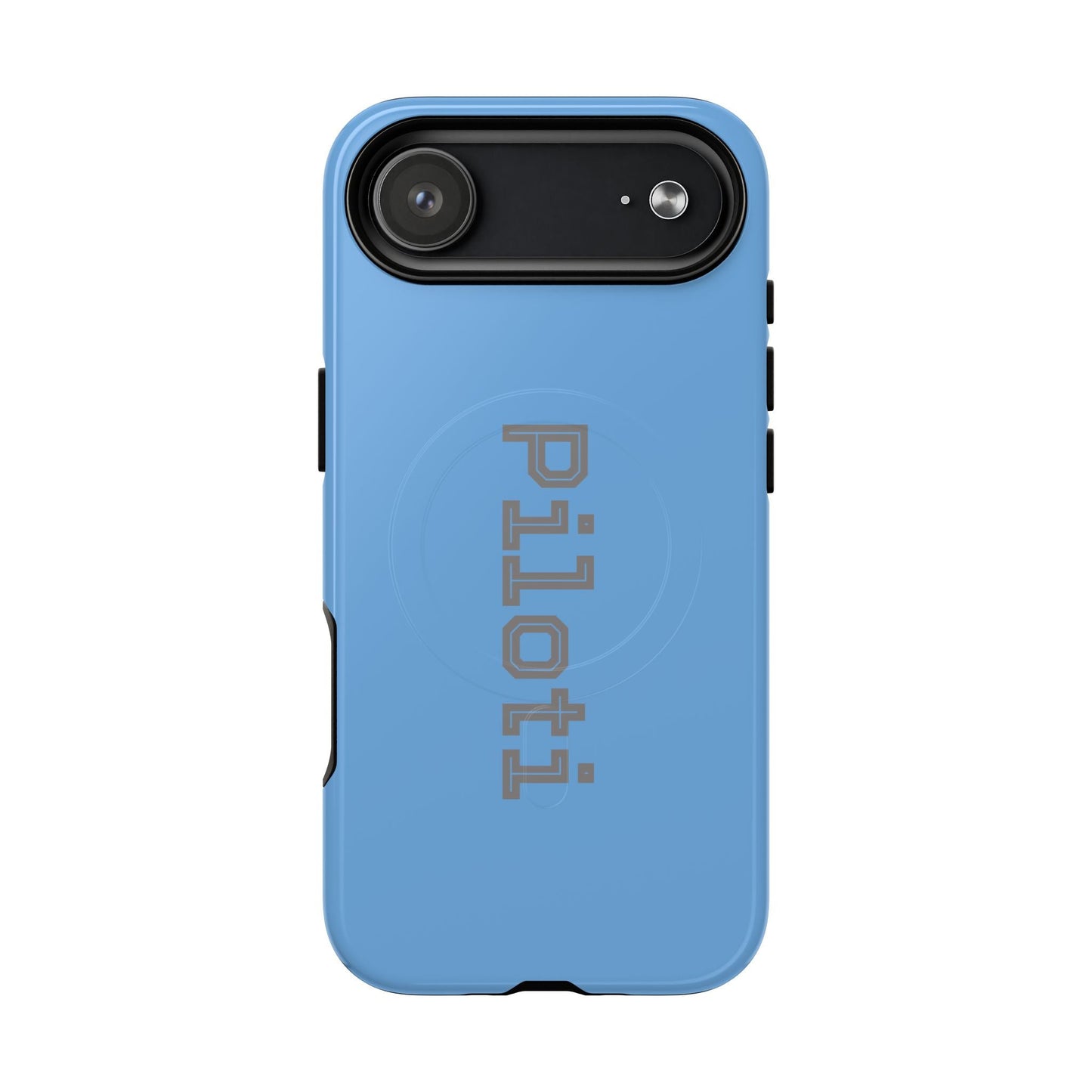 Tough Magnetic iPhone Cases Piloti in skyblue made in matt and gloss finish - UpNorth SPORTS
