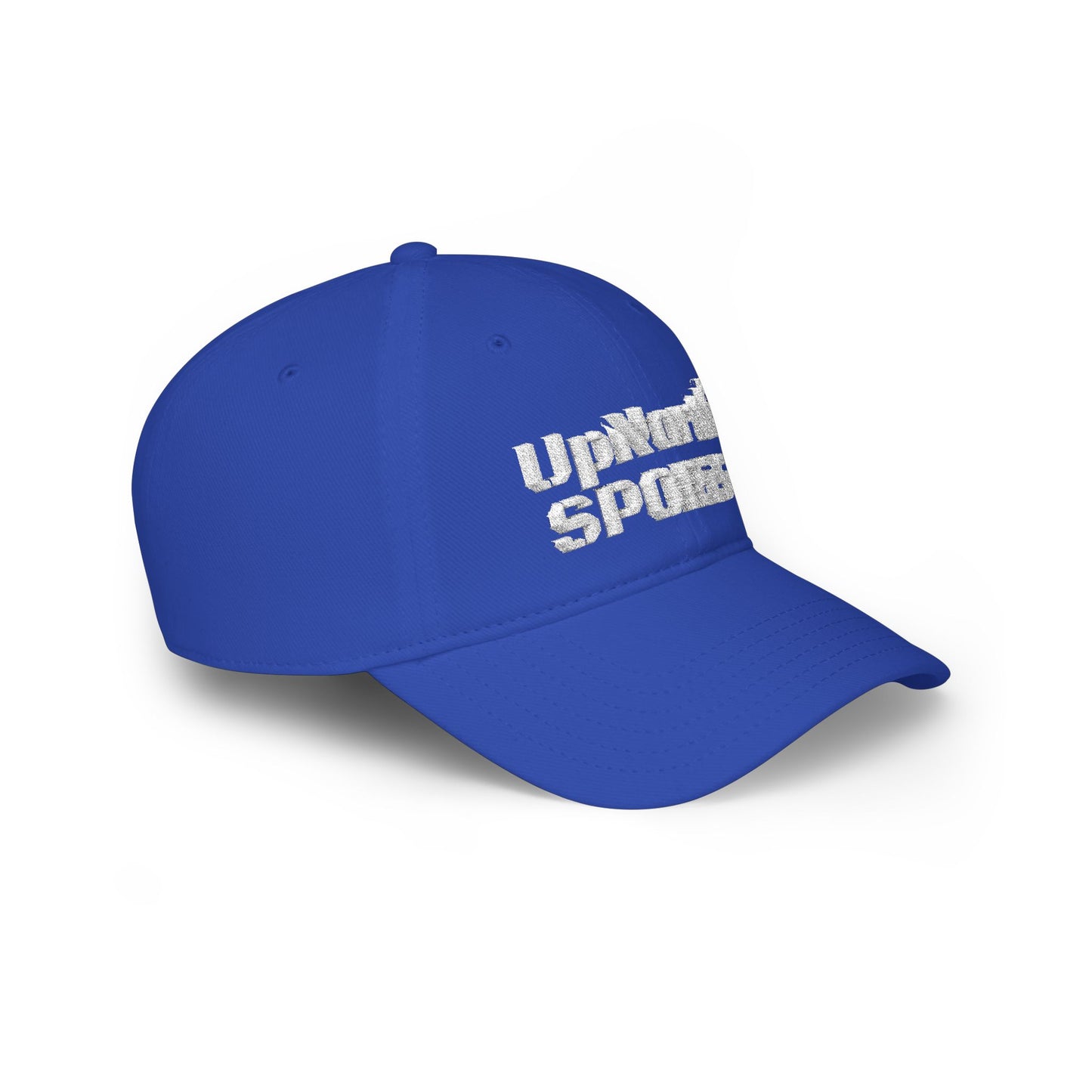 Royal UpNorth Sports White Baseball Cap right side - UpNorth SPORTS