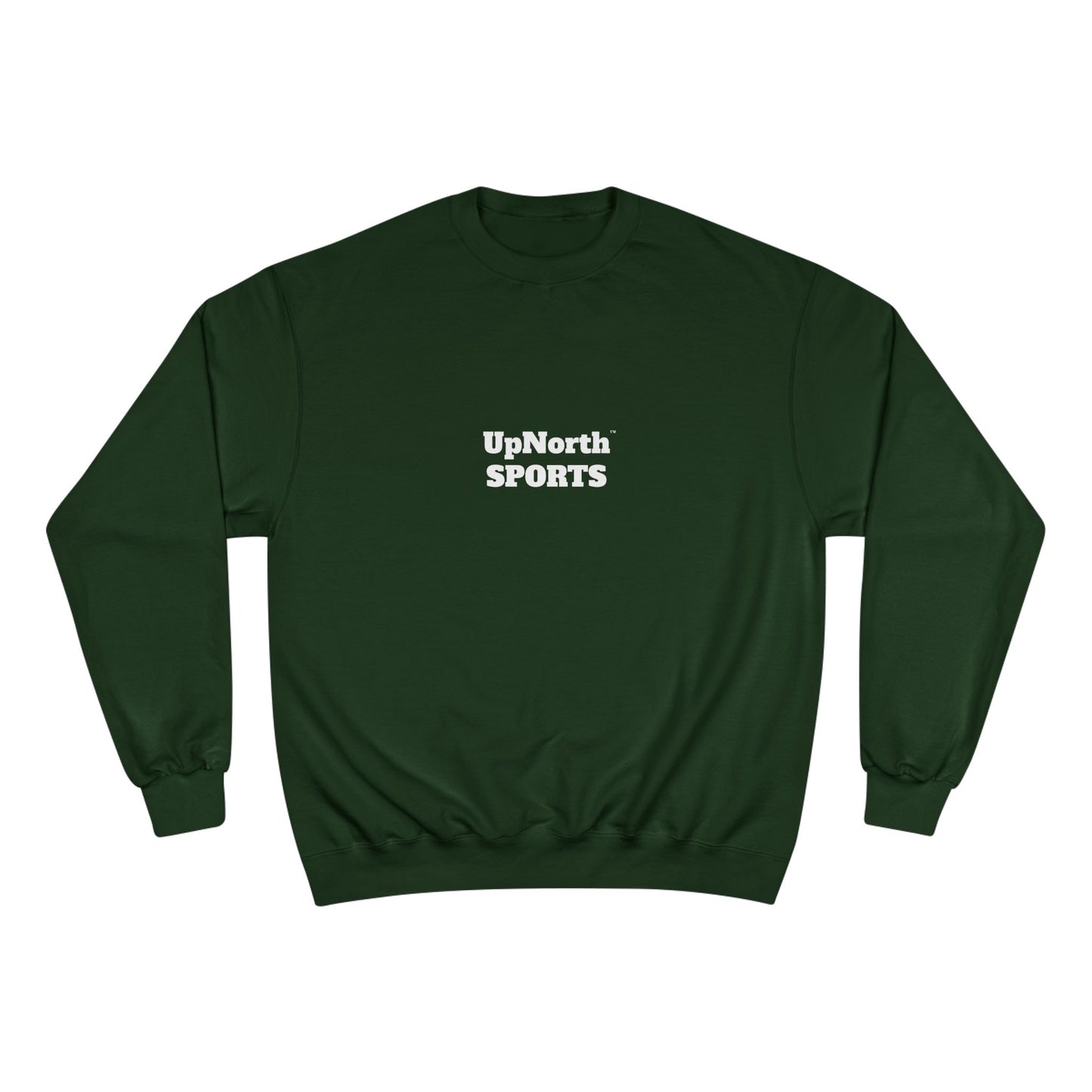 Dark Green Multicolor UpNorth SPORTS Champion Sweatshirt front - UpNorth SPORTS