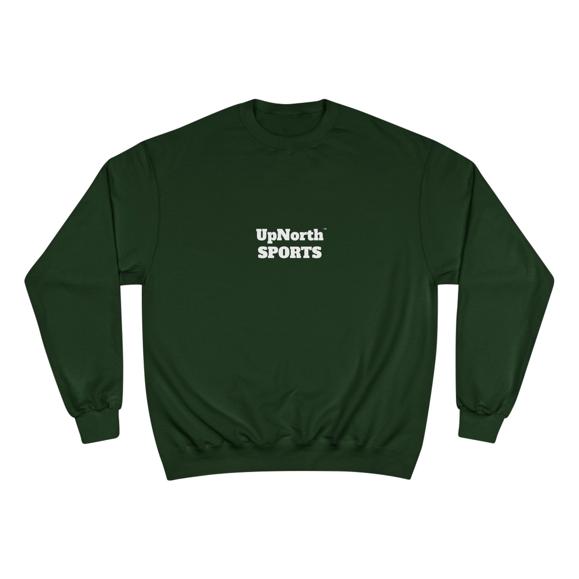 Dark Green Multicolor UpNorth SPORTS Champion Sweatshirt front - UpNorth SPORTS