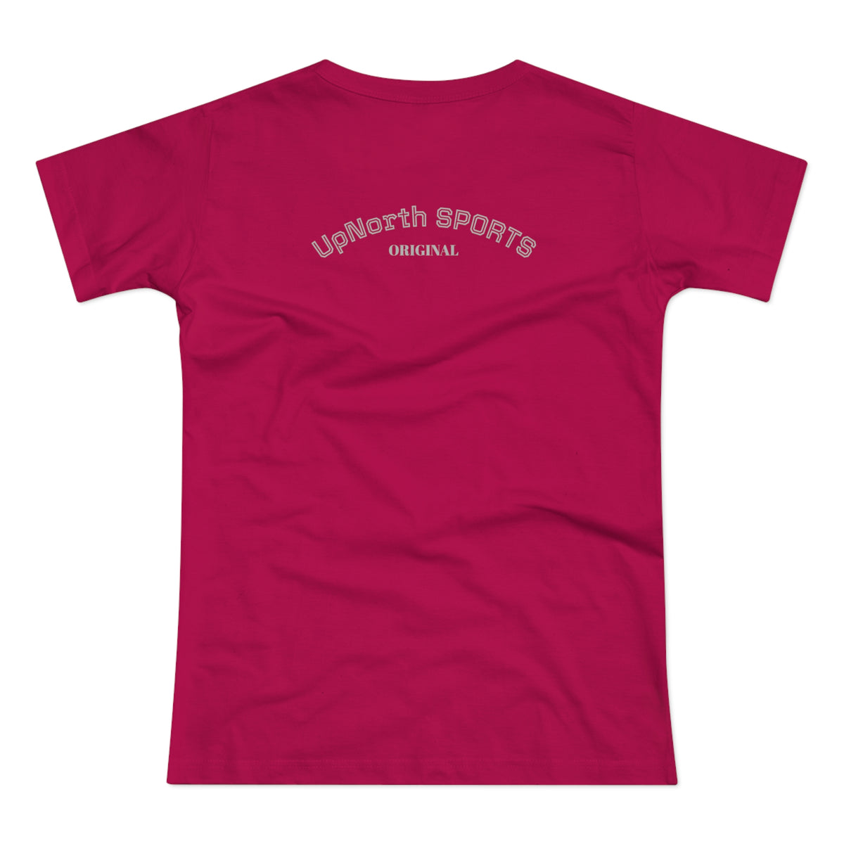 Women Sorbet T-Shirt Light Grey backside - UpNorth SPORTS