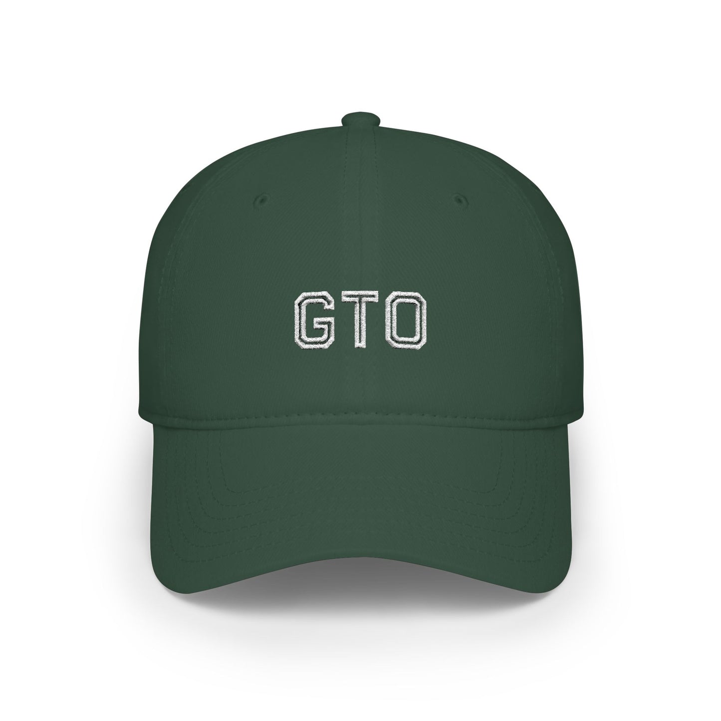 GTO Baseball Cap White Embroidery Printify