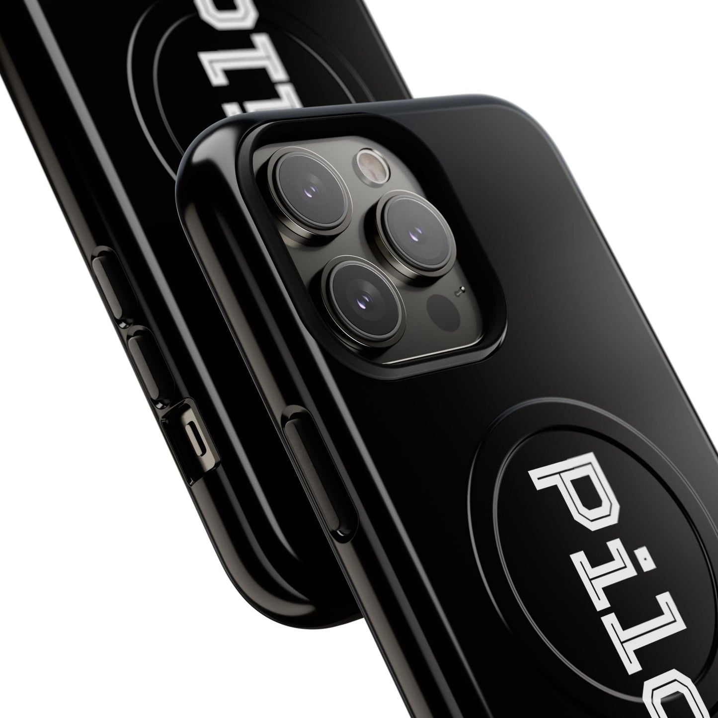 Tough Magnetic iPhone Cases Piloti in black Printify