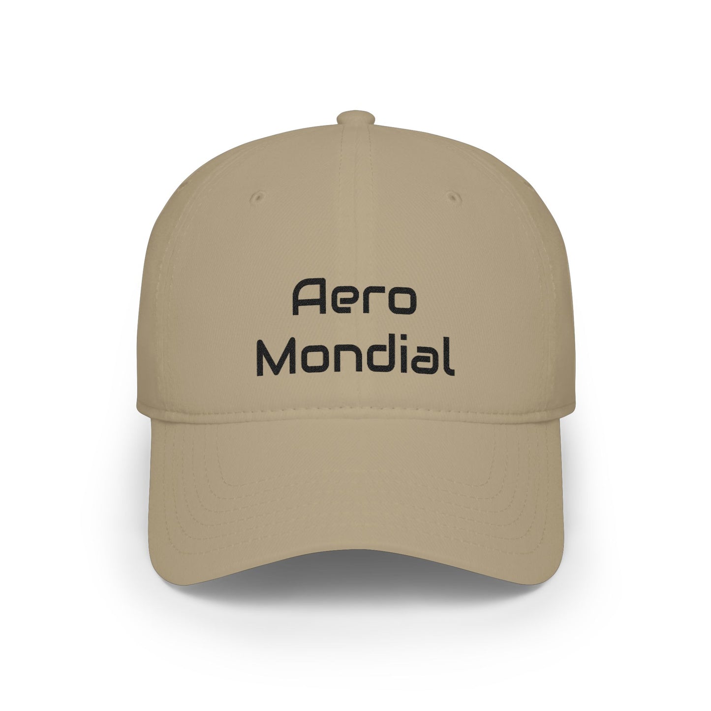 Aero Mondial Black Baseball Cap Printify