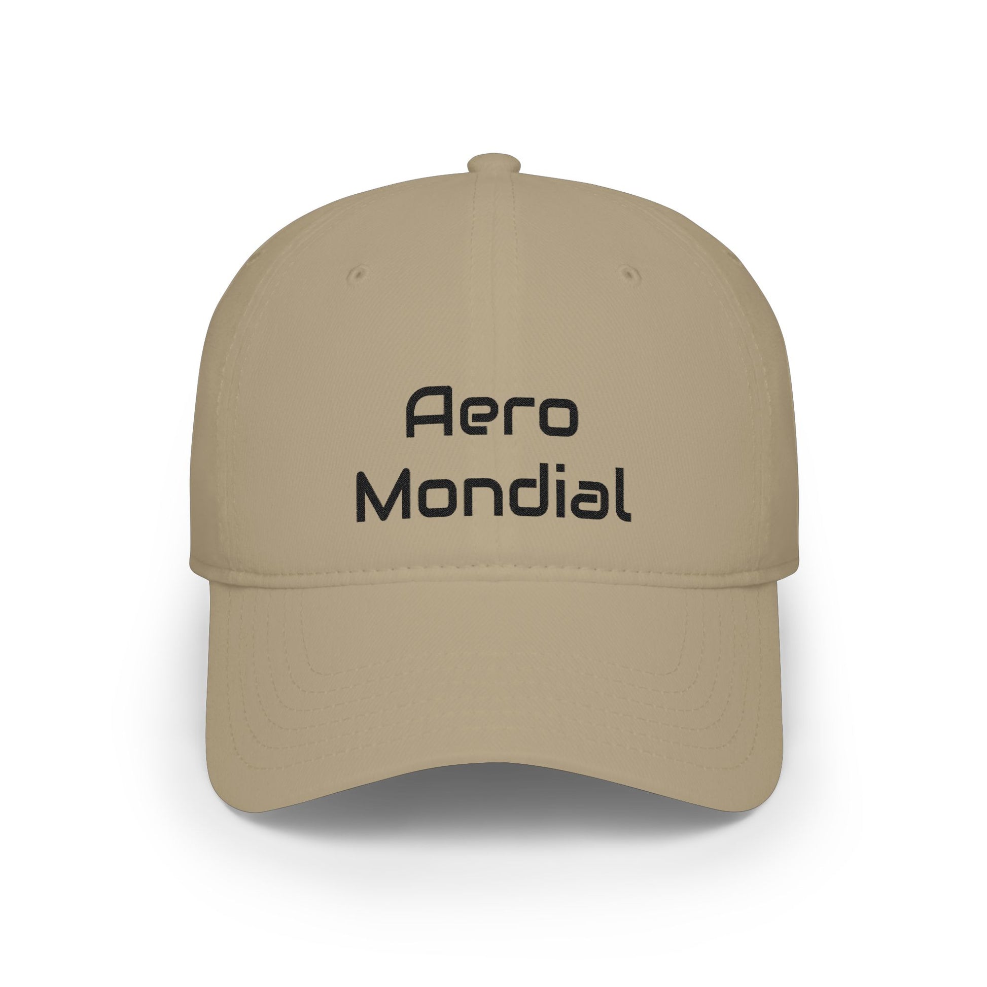 Aero Mondial Black Baseball Cap Printify