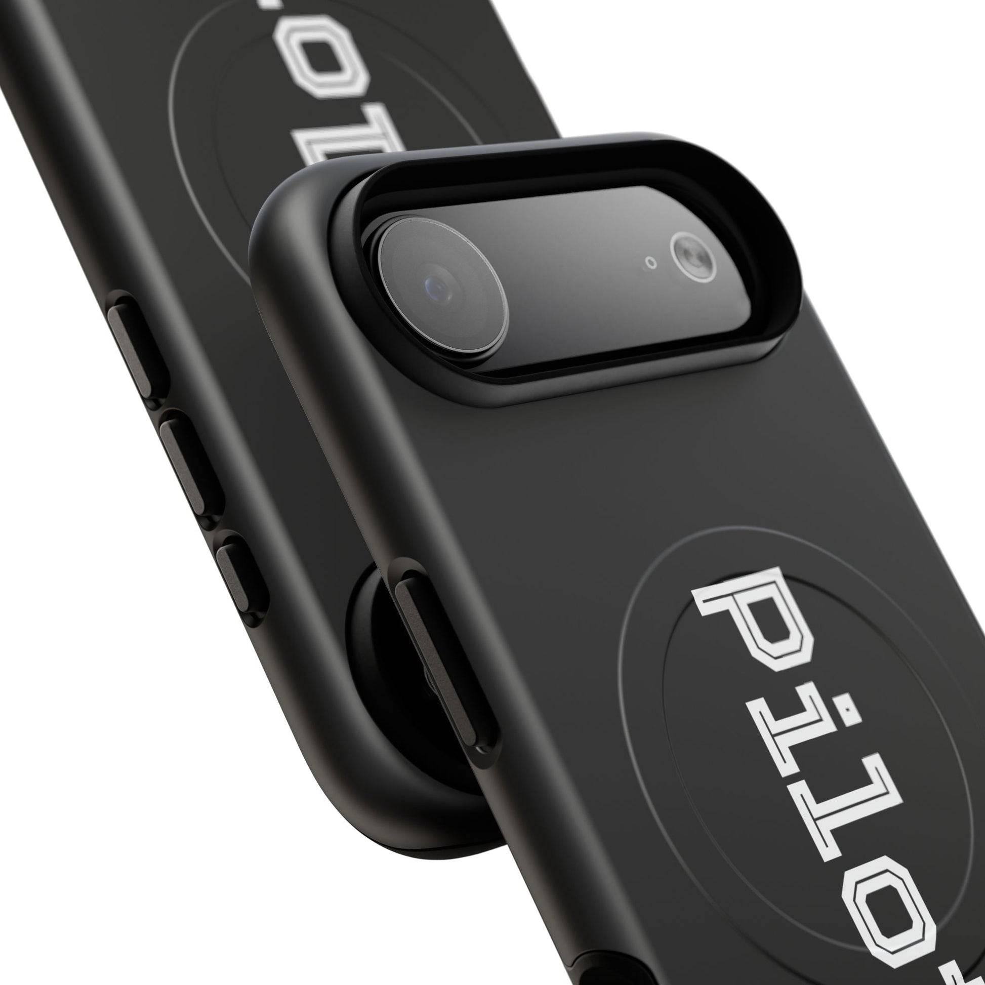 Tough Magnetic iPhone Cases Piloti in black Printify
