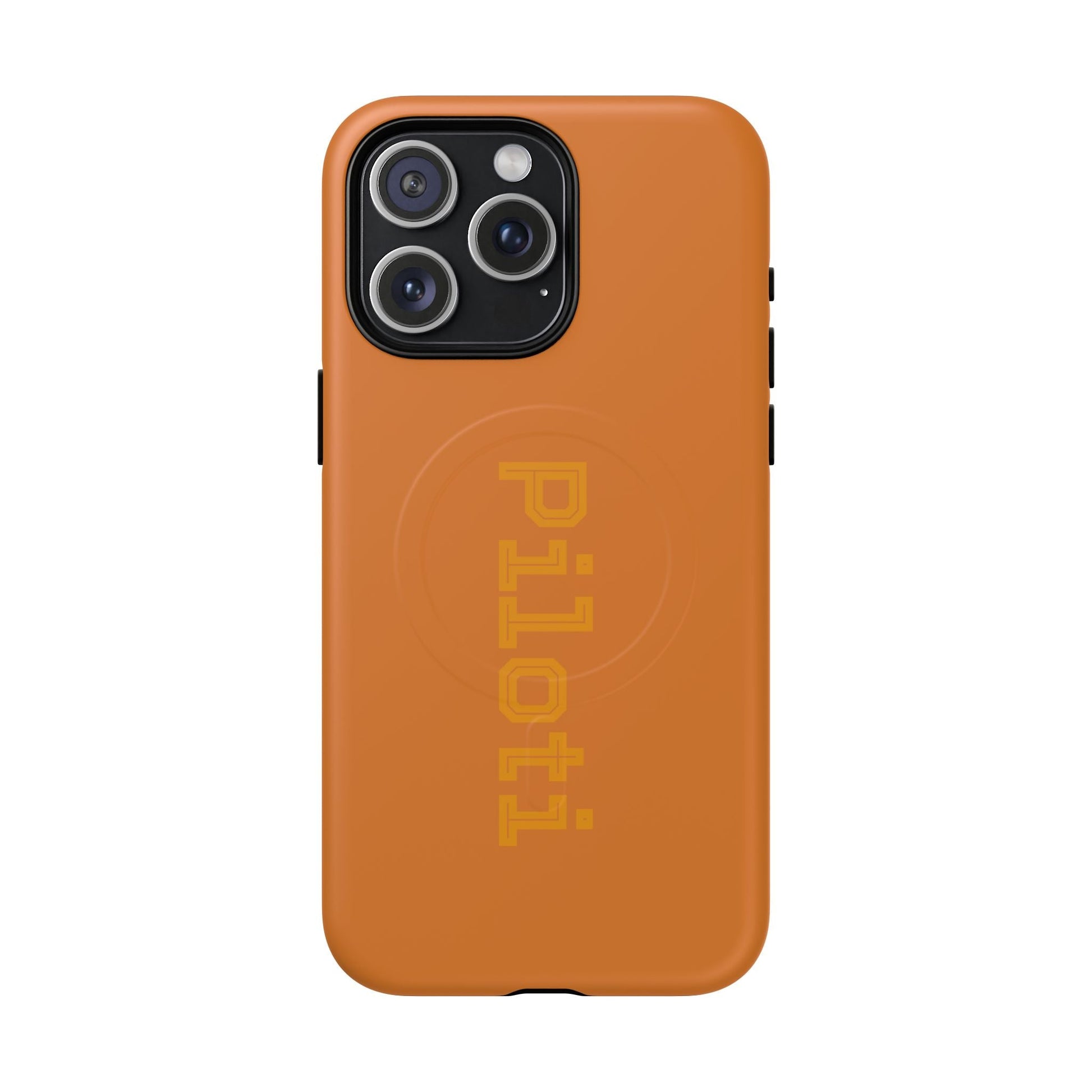 Tough Magnetic iPhone Cases Piloti in orange Printify