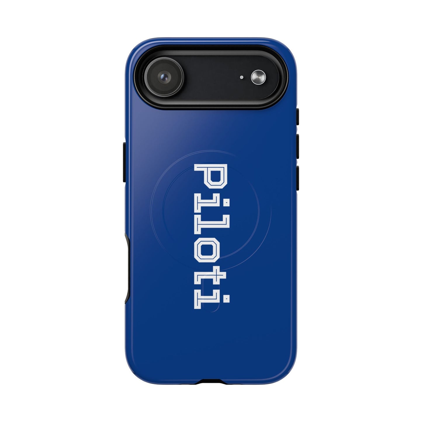Tough Magnetic iPhone Cases Piloti in navy blue made in matt and gloss finish - UpNorth SPORTS