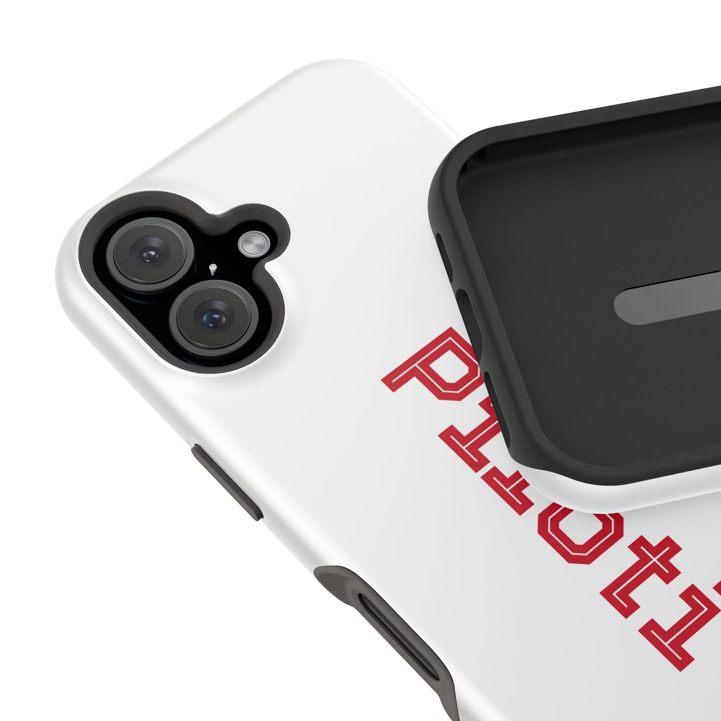 Impact-Resistant Smartphone Cases in white Printify