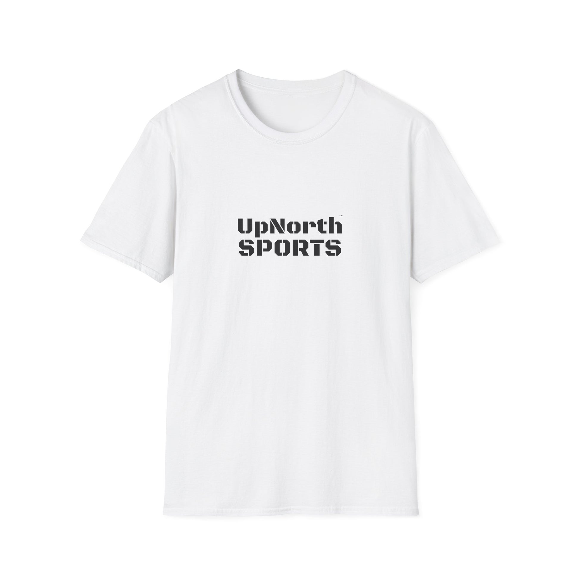 Unisex T-Shirt black on white front - UpNorth SPORTS