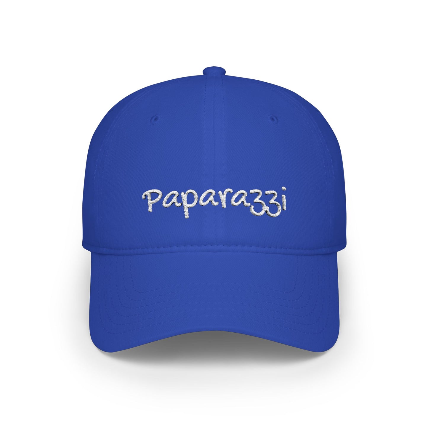 Paparazzi Baseball Cap White Embroidery Printify