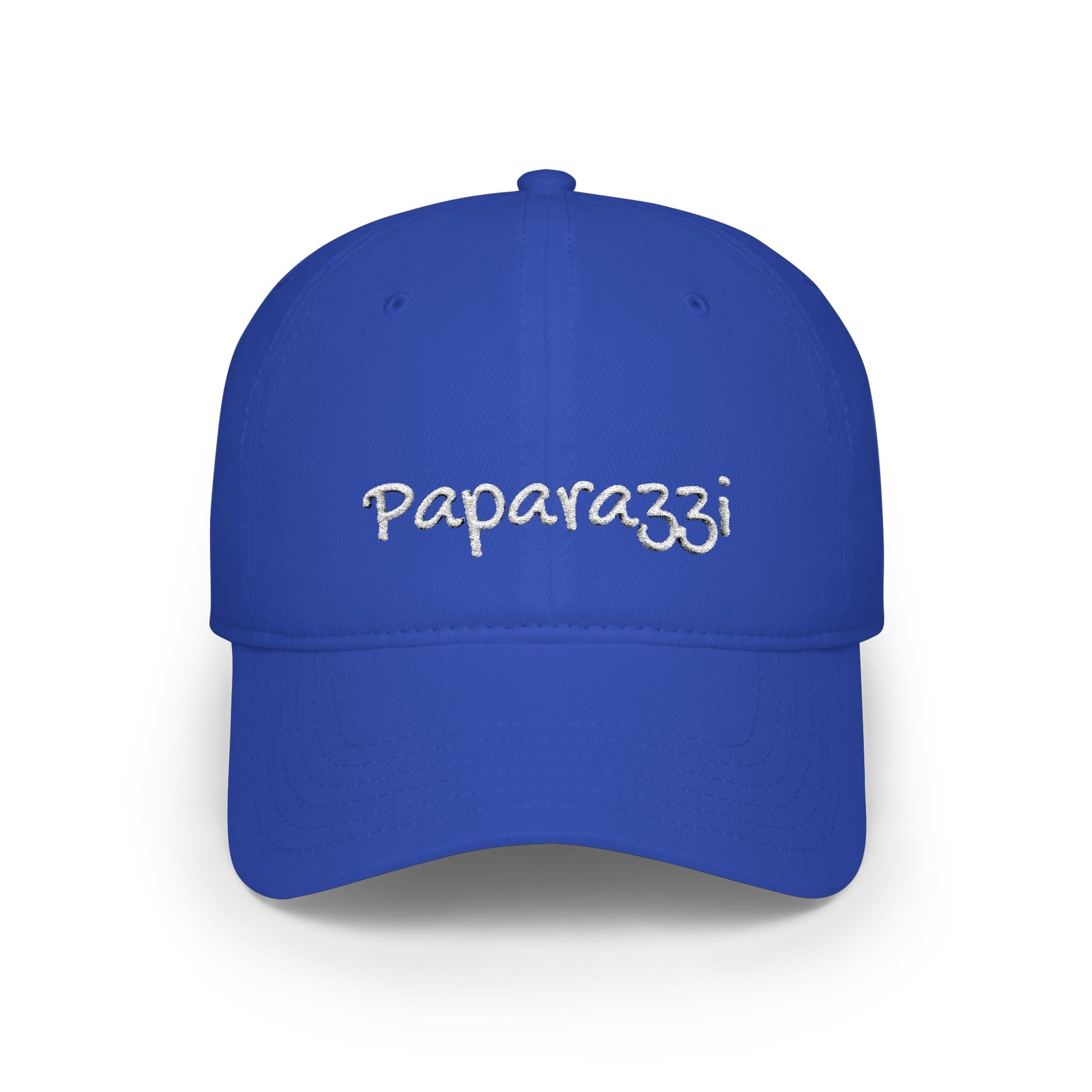 Paparazzi Baseball Cap White Embroidery Printify
