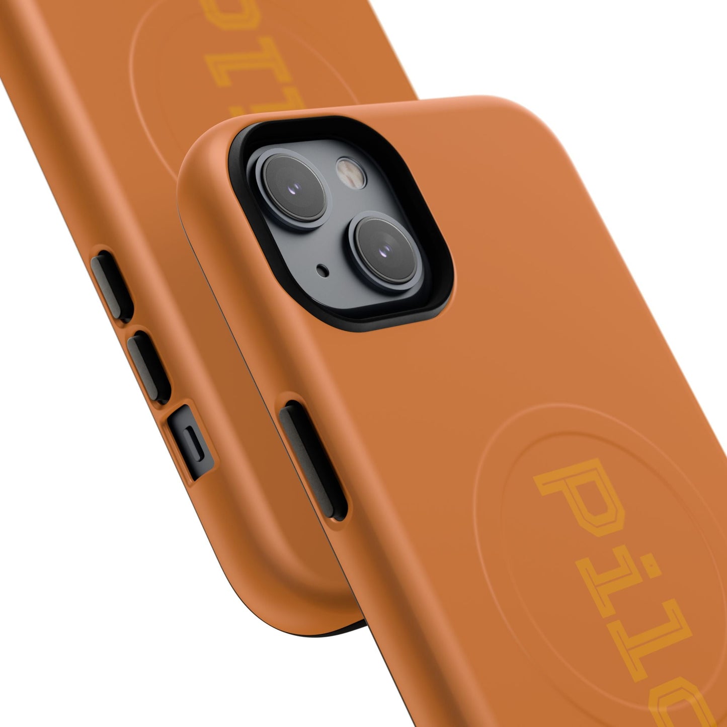 Tough Magnetic iPhone Cases Piloti in orange Printify