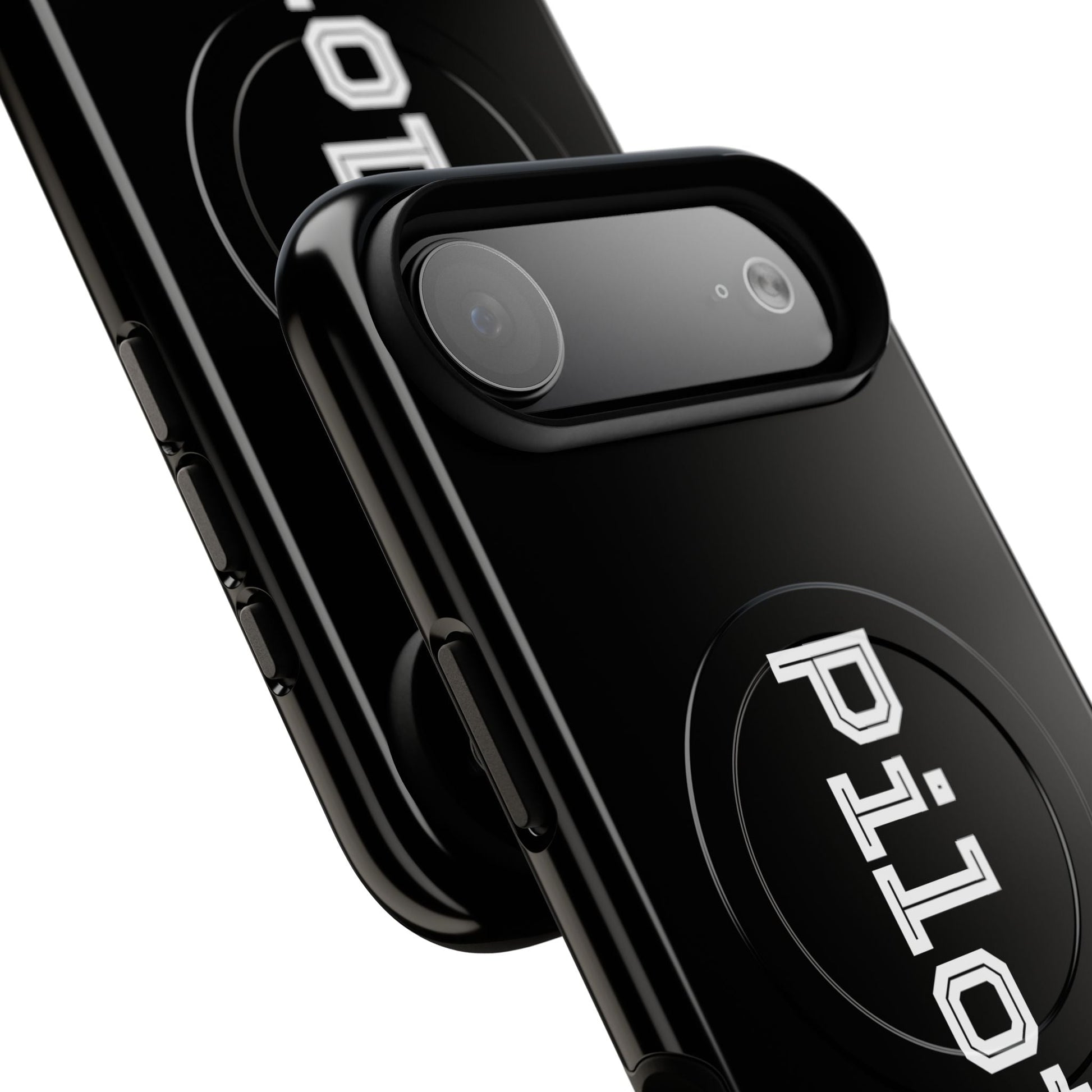 Tough Magnetic iPhone Cases Piloti in black Printify