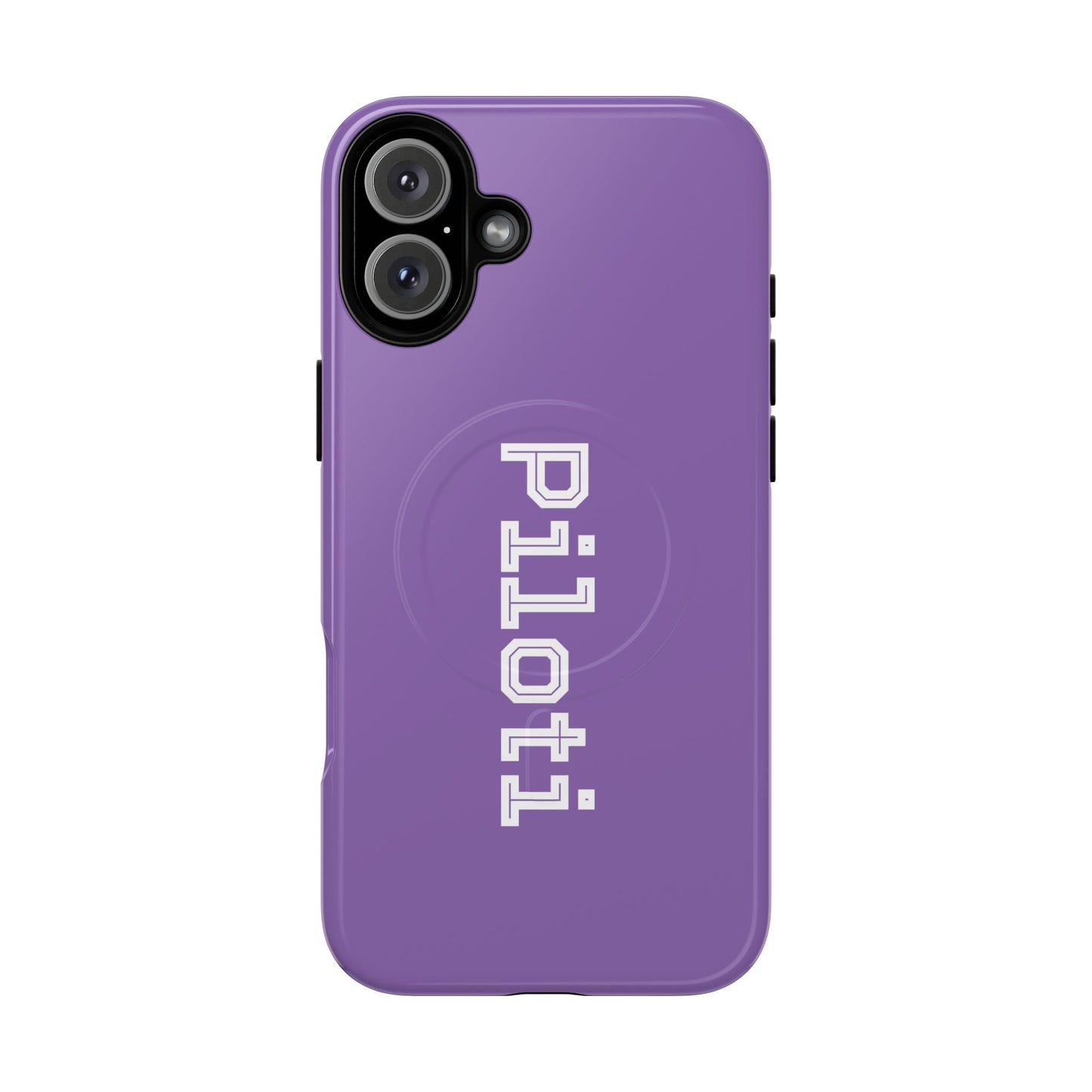 Tough Magnetic iPhone Cases Piloti in light purple Printify