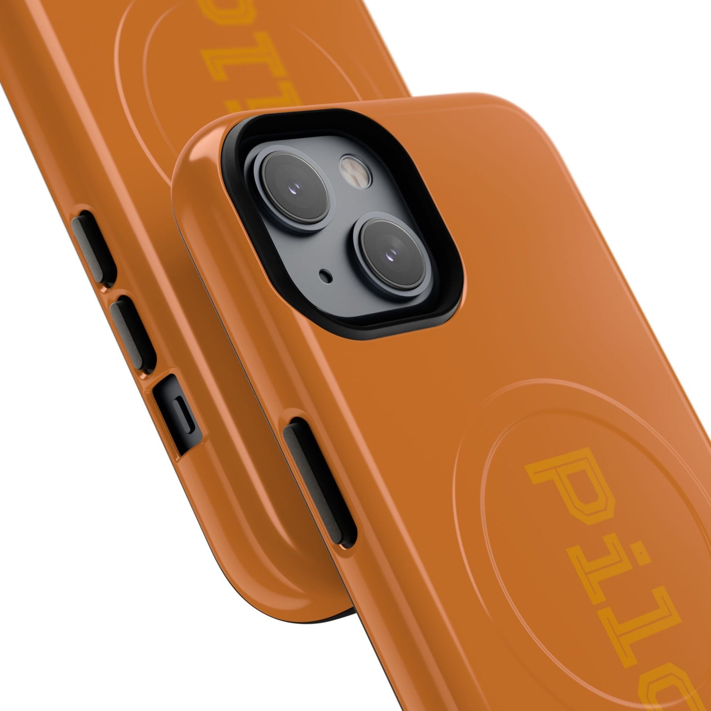 Tough Magnetic iPhone Cases Piloti in orange Printify