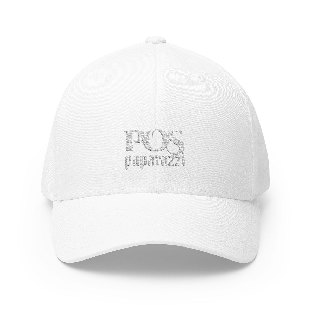 White Paparazzi POS Closed Back Cap