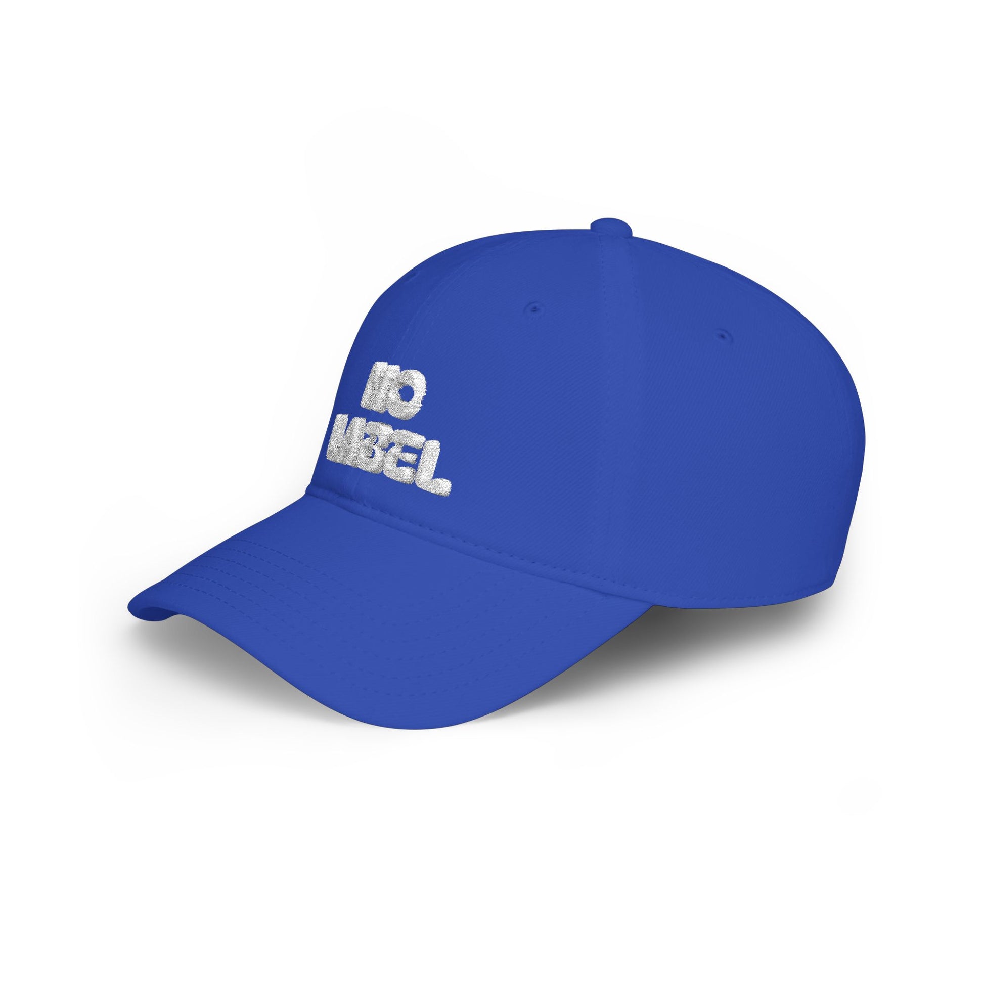 No Label Baseball Cap White Embroidery Printify