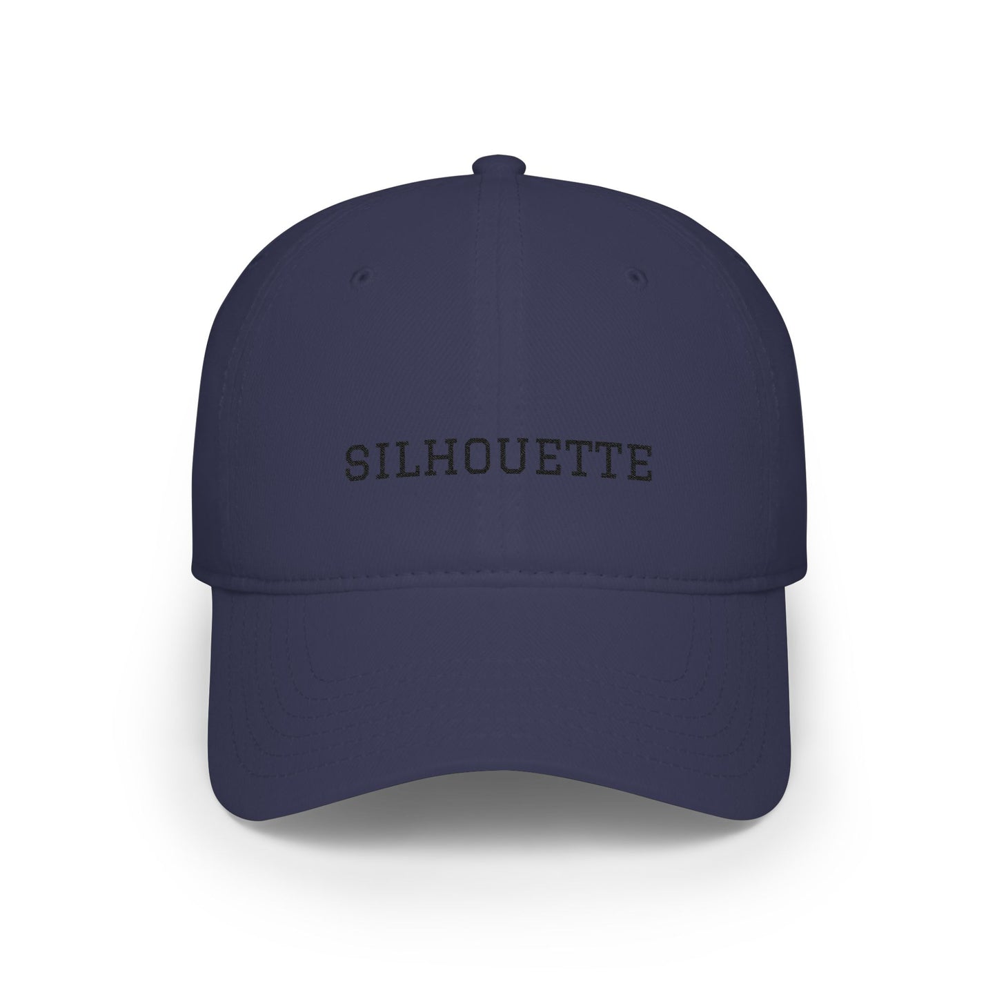 Dark Navy Paparazzi Silhouette Black Baseball Cap front - Paparazzi Original