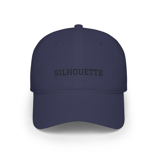 Dark Navy Paparazzi Silhouette Black Baseball Cap front - Paparazzi Original