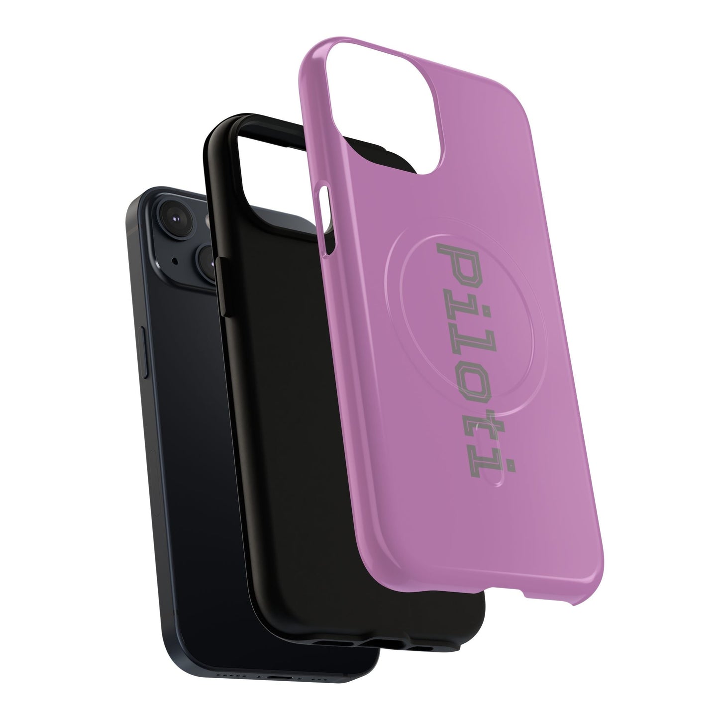 Tough Magnetic iPhone Cases Piloti in pink Printify
