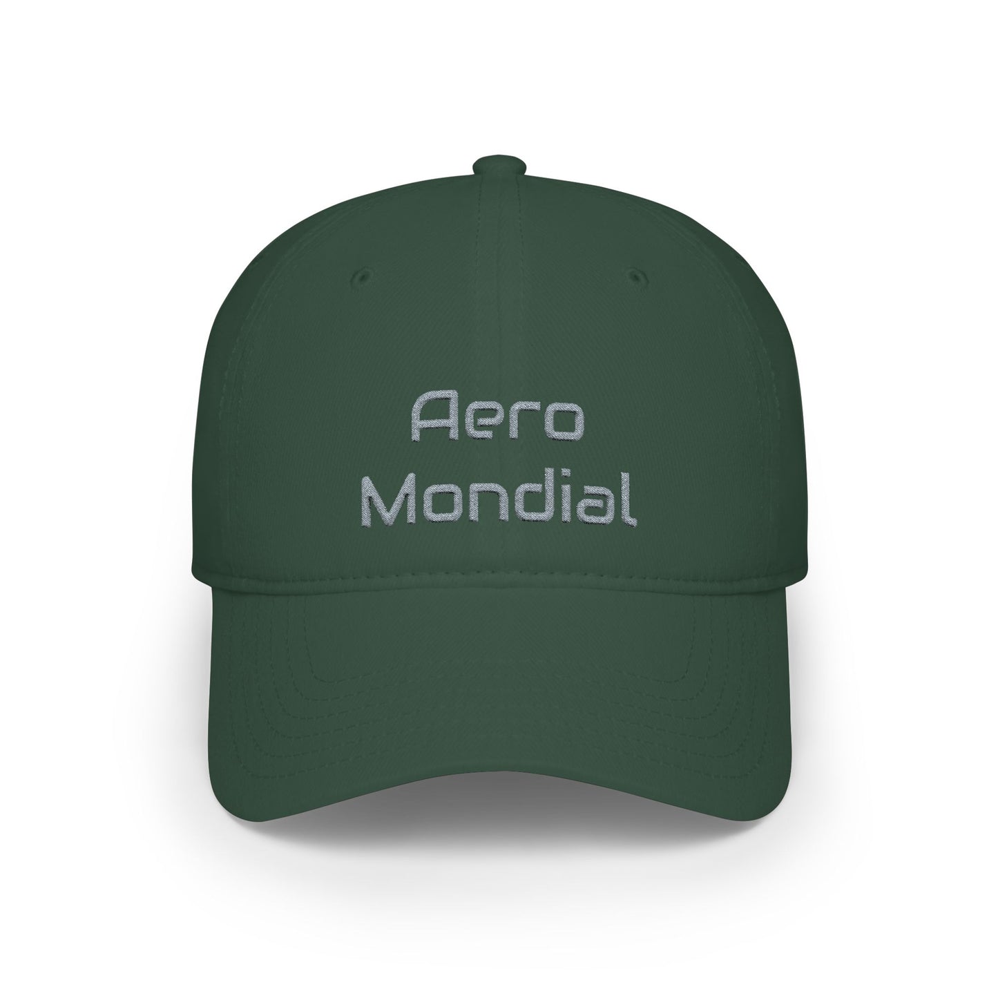 Aero Mondial Grey Baseball Cap Printify
