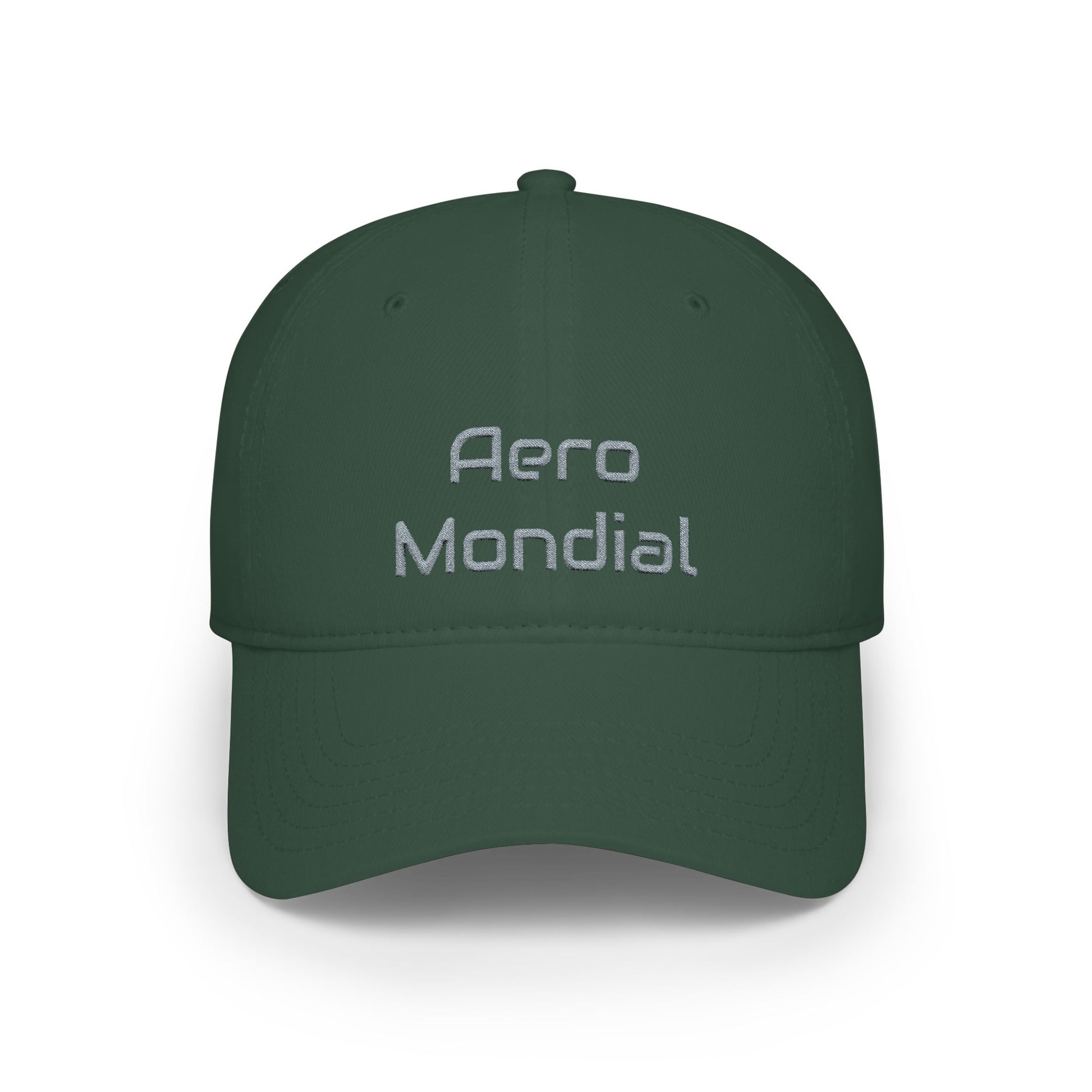 Aero Mondial Grey Baseball Cap Printify