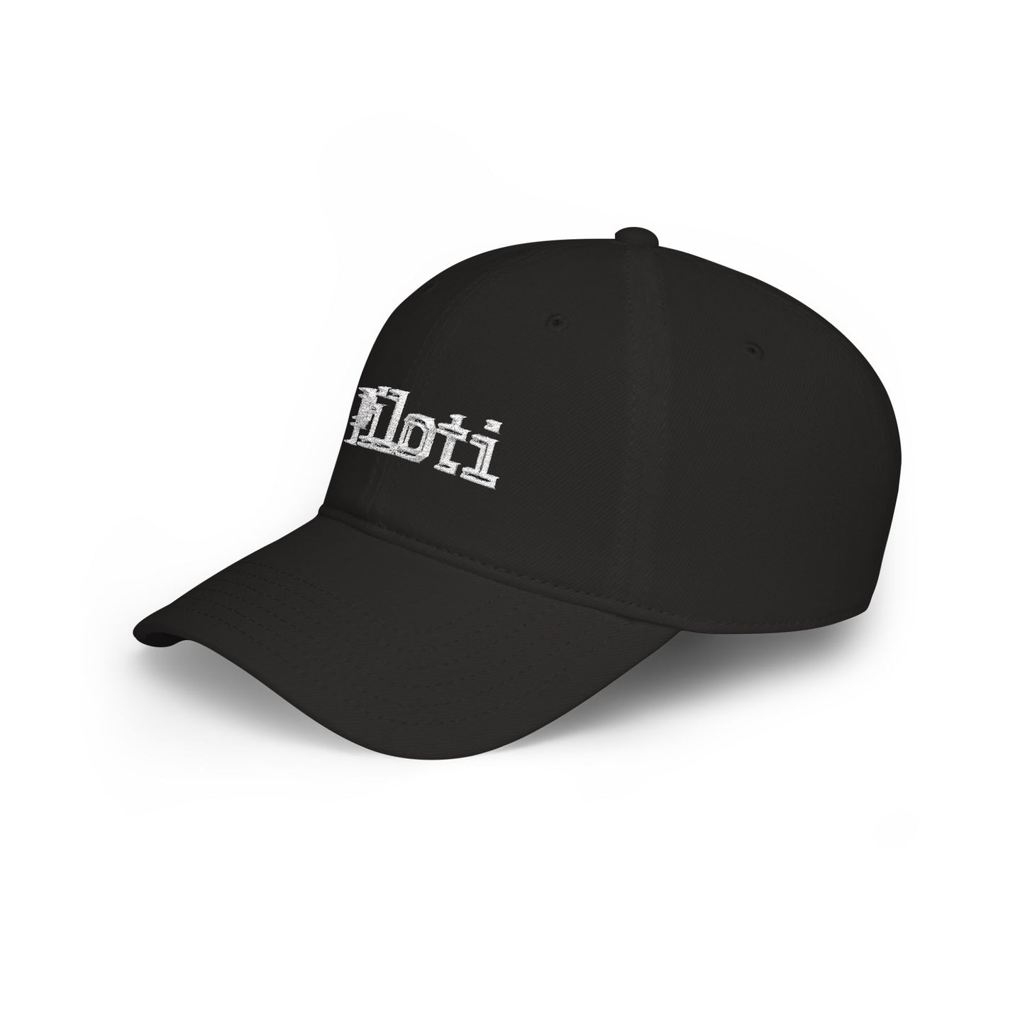 Piloti Baseball Cap Embroidered with White Printify