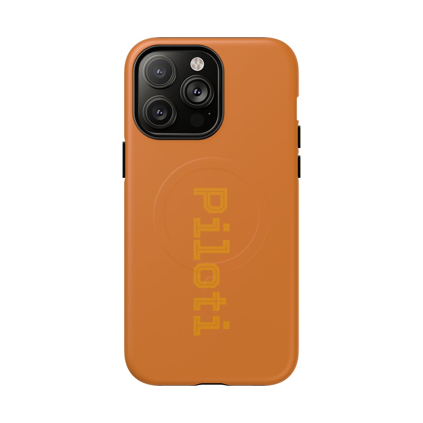 Tough Magnetic iPhone Cases Piloti in orange Printify