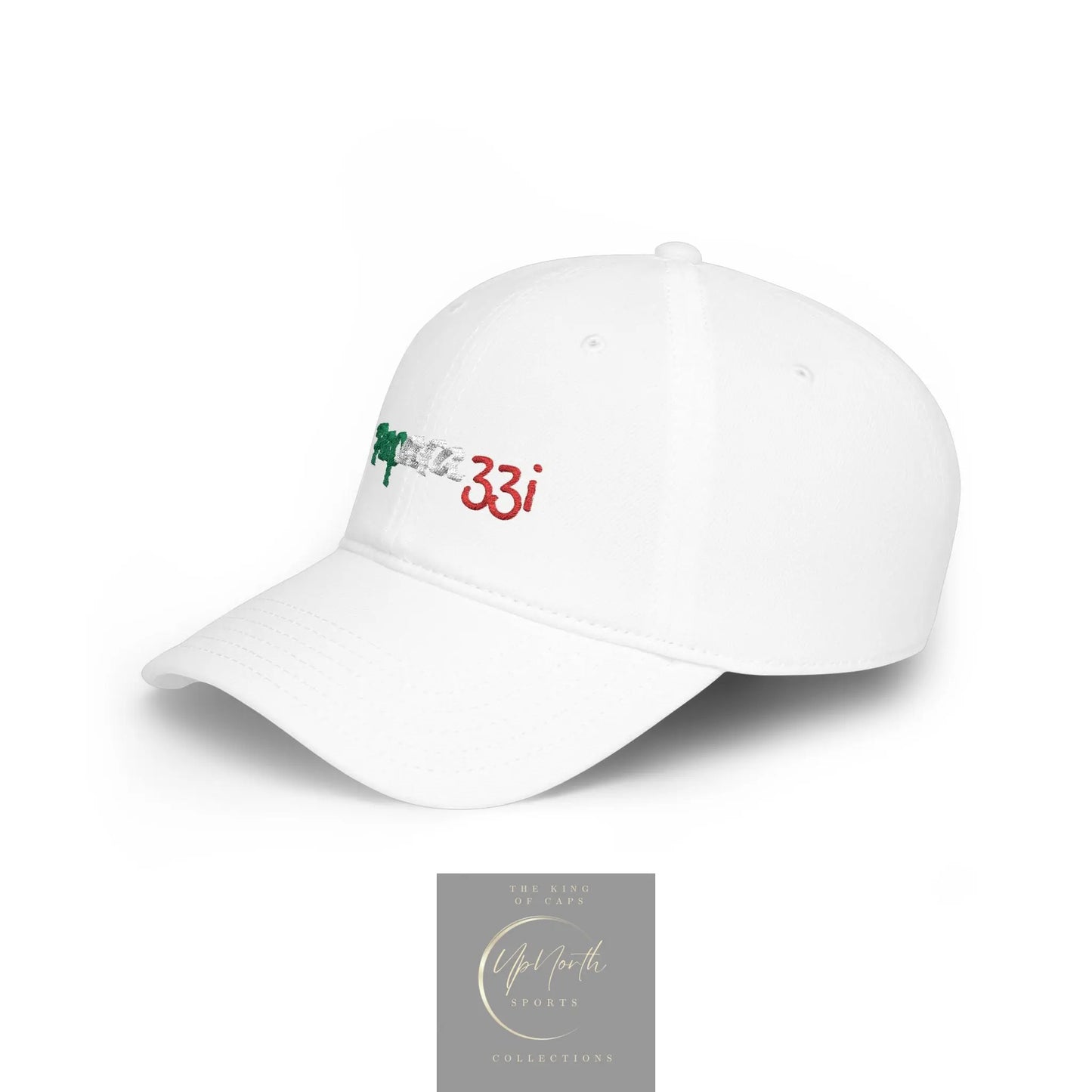 Baseball Cap Paparazzi Embroidered Italy Tricolore