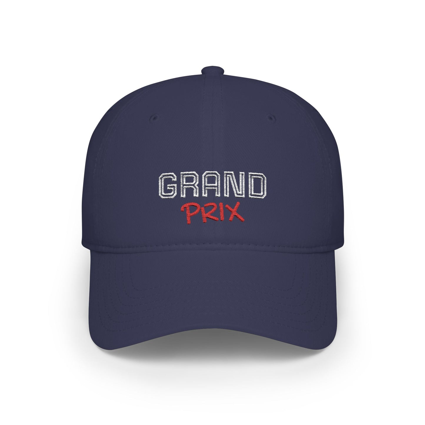 Dark Navy Le Mans Grand Prix Baseball Cap frontside - UpNorth SPORT