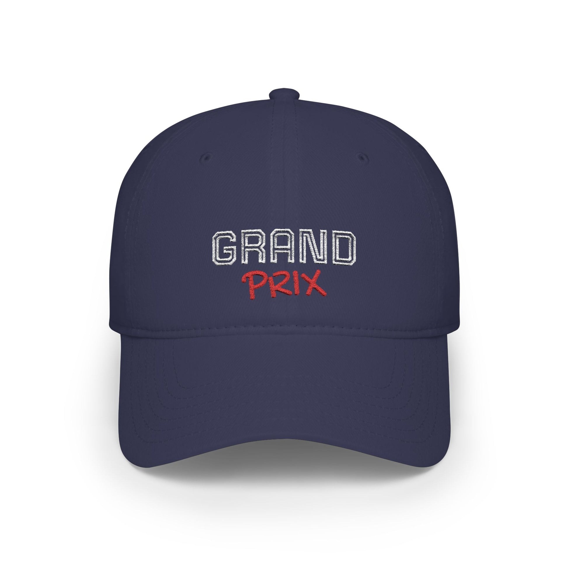 Dark Navy Le Mans Grand Prix Baseball Cap frontside - UpNorth SPORT