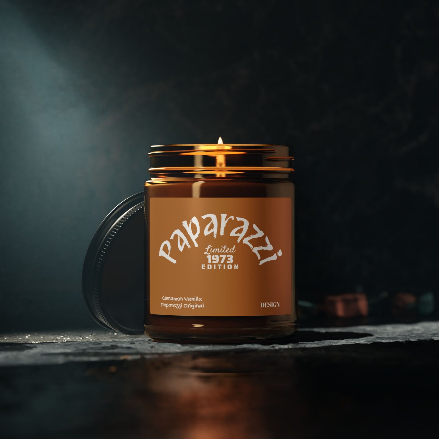 Scented Soy Candle Cinnamon Vanilla Printify