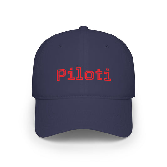 Baseball Cap Piloti dark navy and red