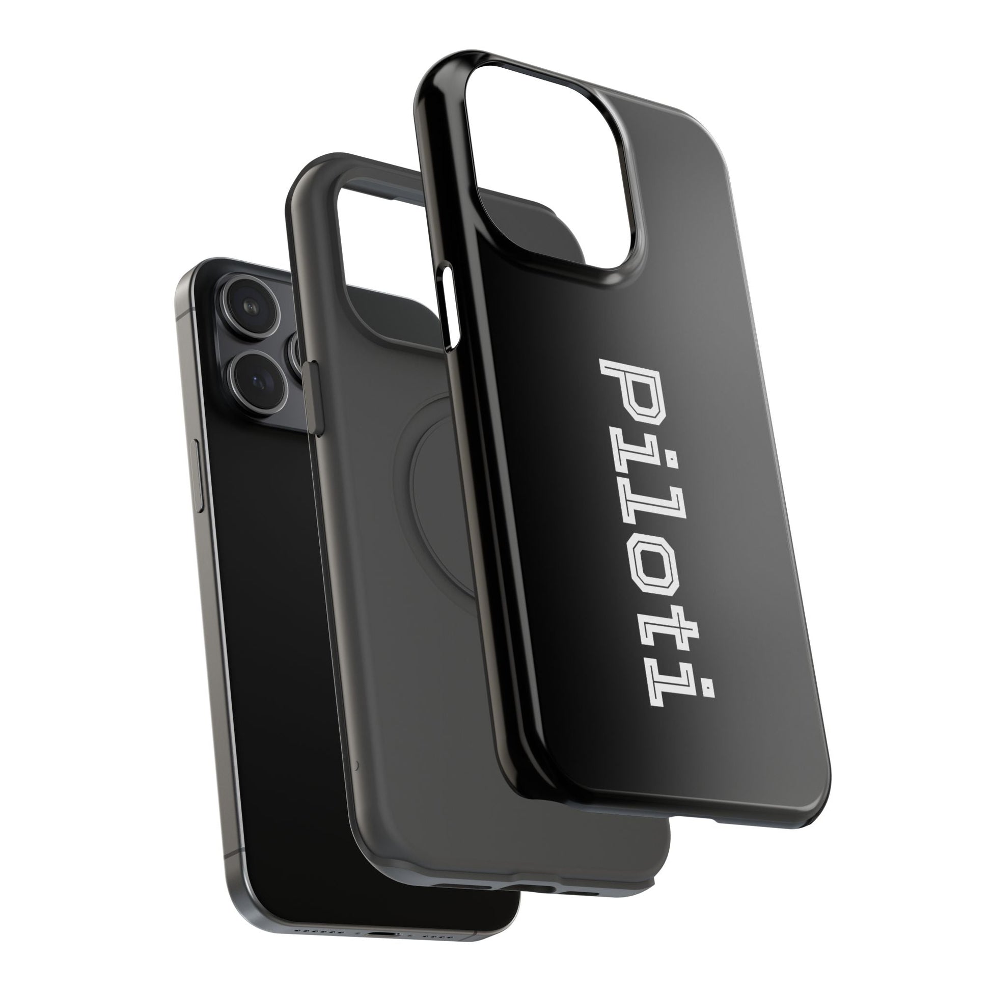 Impact-Resistant Smartphone Cases in black Printify