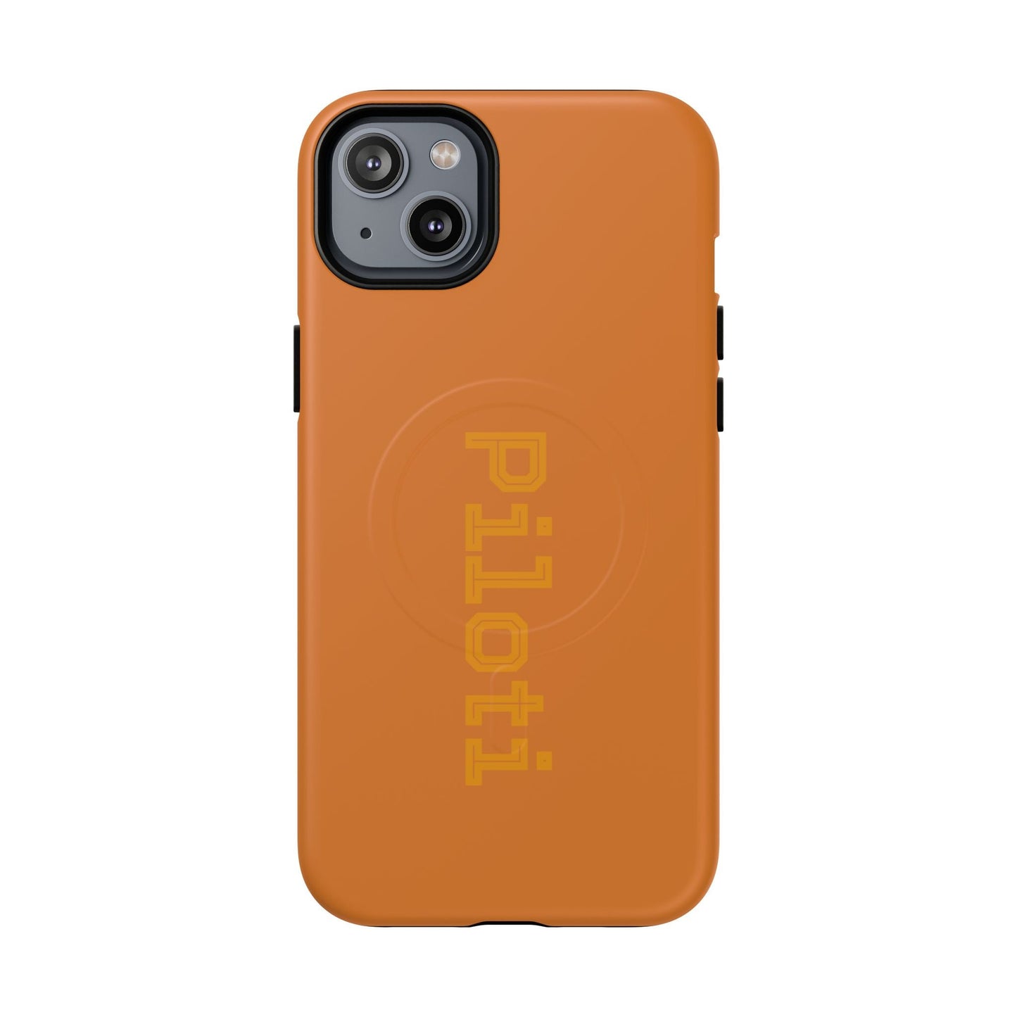 Tough Magnetic iPhone Cases Piloti in orange Printify